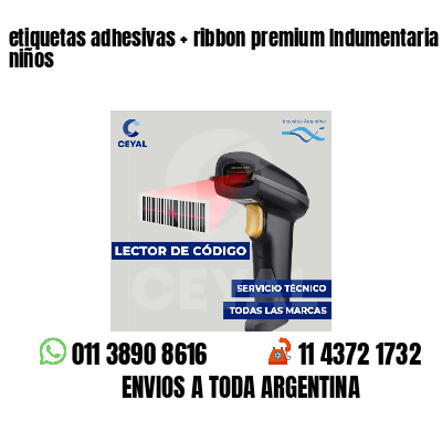 etiquetas adhesivas   ribbon premium Indumentaria para niños