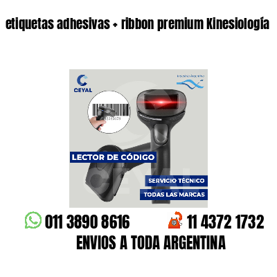 etiquetas adhesivas   ribbon premium Kinesiología