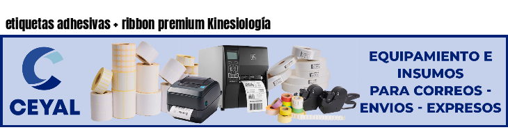 etiquetas adhesivas   ribbon premium Kinesiología
