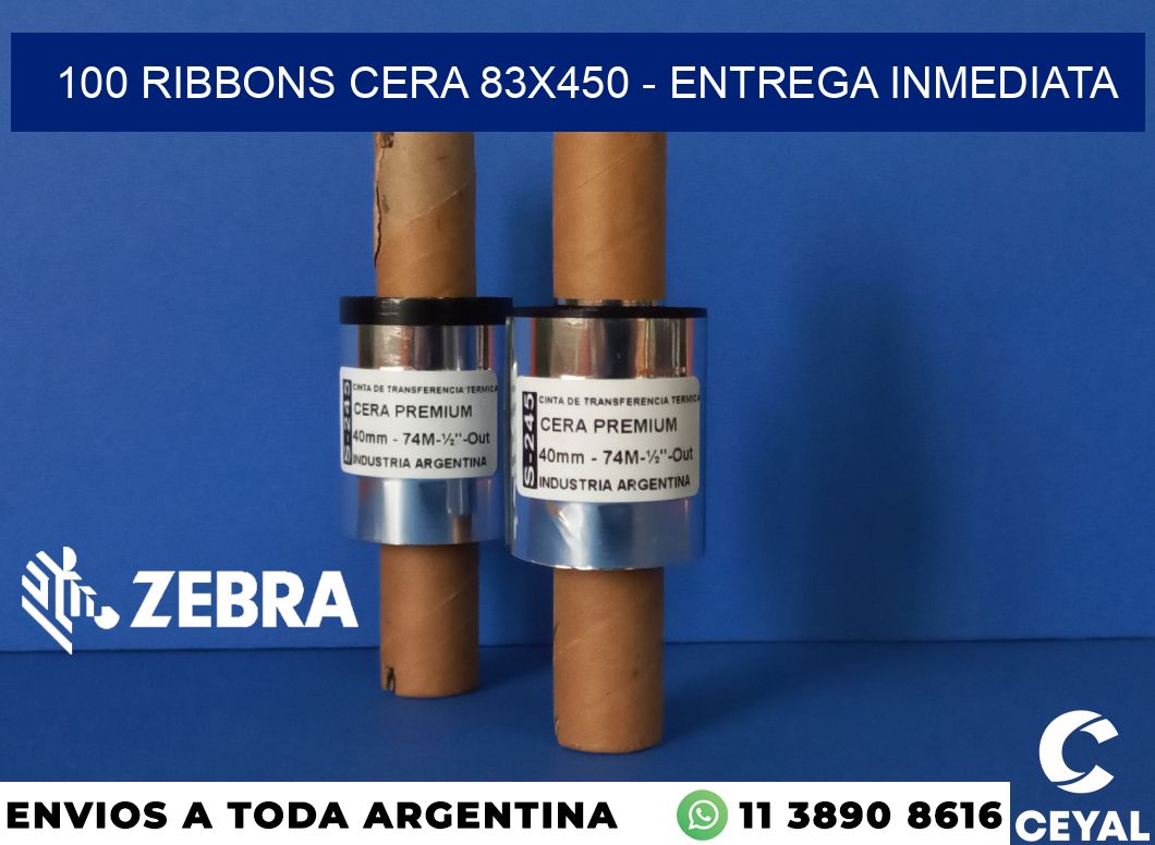 100 Ribbons cera 83x450 - Entrega inmediata