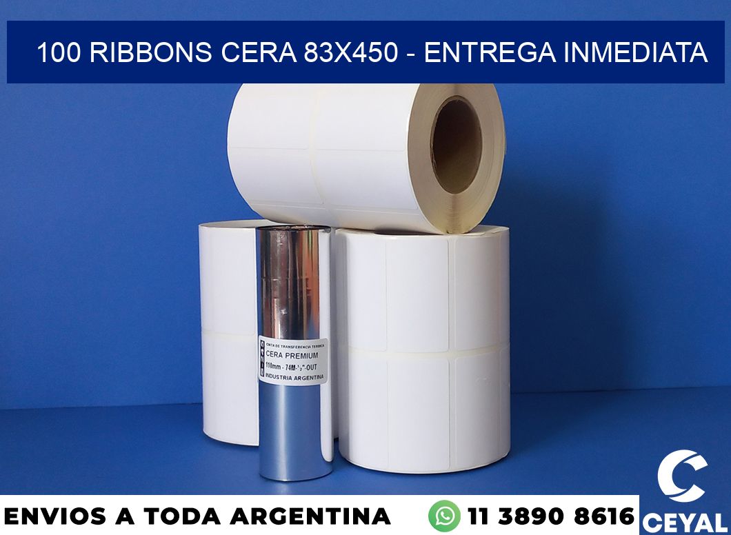 100 Ribbons cera 83×450 – Entrega inmediata