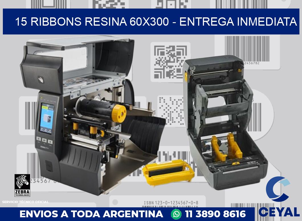15 Ribbons resina 60x300 - Entrega inmediata