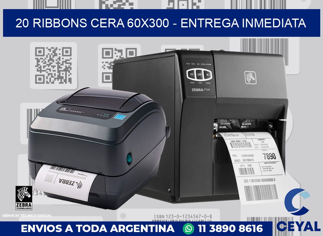 20 Ribbons cera 60x300 - Entrega inmediata