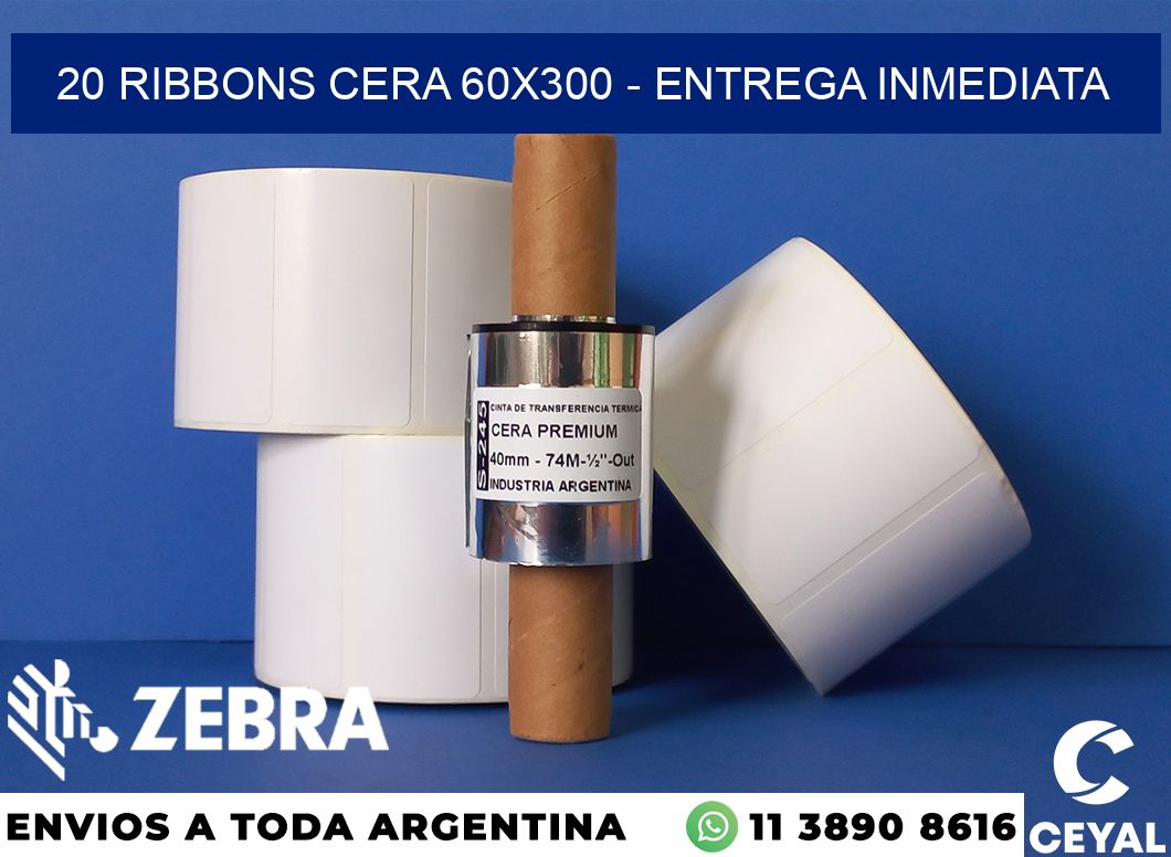 20 Ribbons cera 60x300 - Entrega inmediata