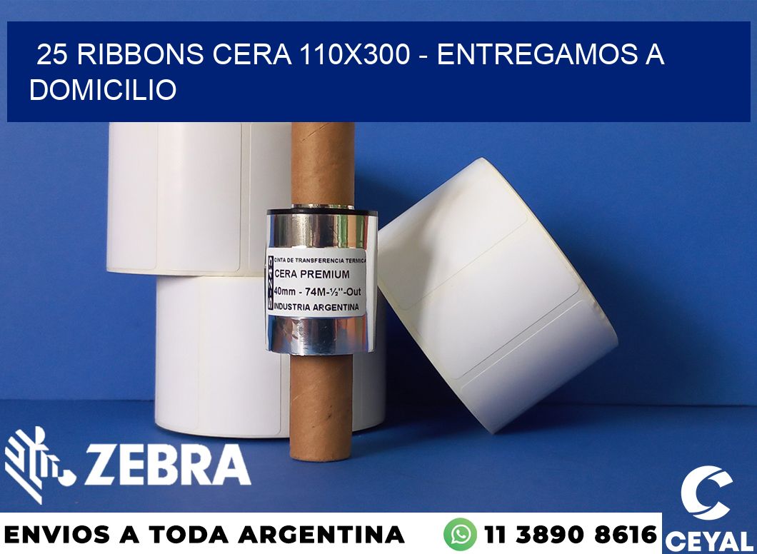 25 Ribbons cera 110x300 - entregamos a domicilio