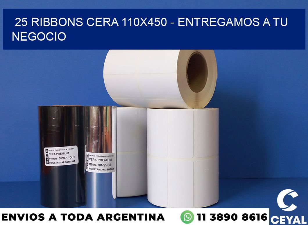 25 Ribbons cera 110×450 – entregamos a tu negocio