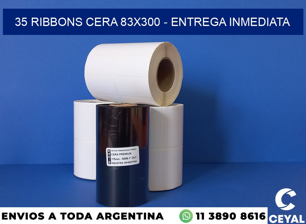35 Ribbons cera 83×300 – Entrega inmediata