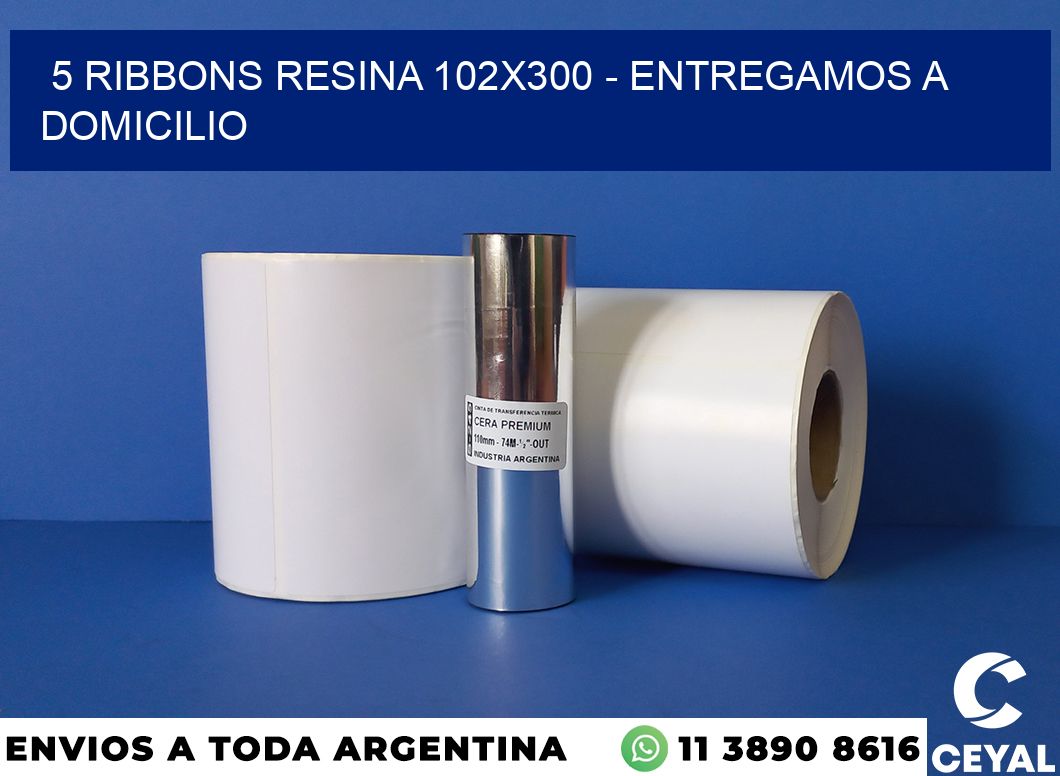 5 Ribbons resina 102×300 – entregamos a domicilio