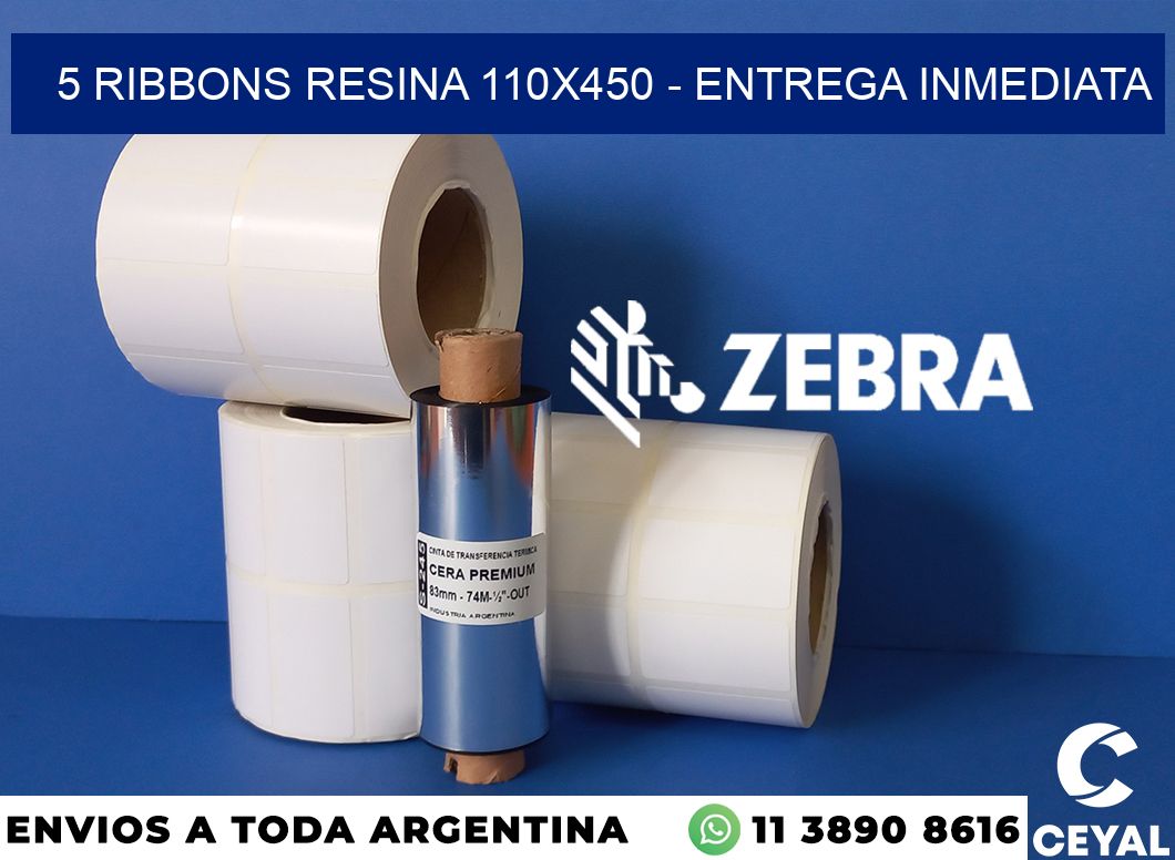 5 Ribbons resina 110x450 - Entrega inmediata