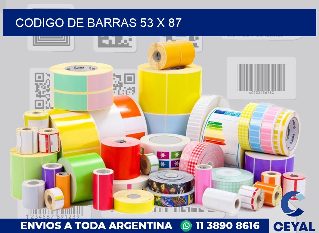 codigo de barras 53 x 87