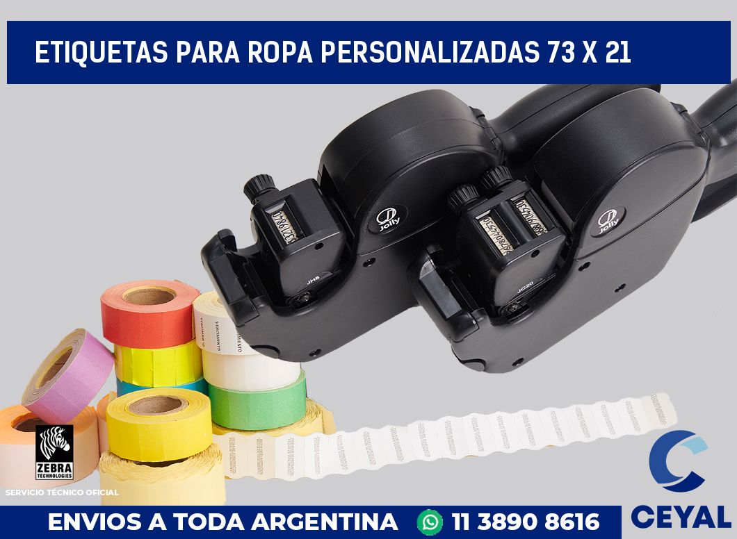 etiquetas para ropa personalizadas 73 x 21