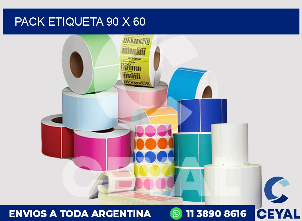 pack etiqueta 90 x 60