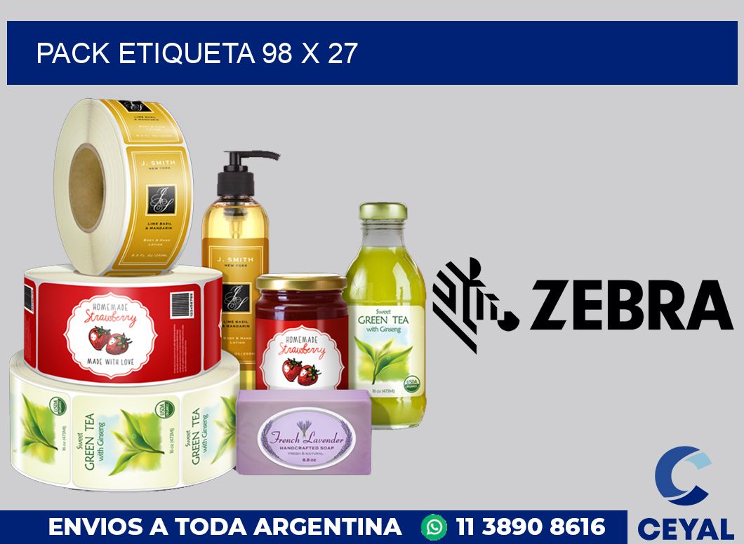 pack etiqueta 98 x 27