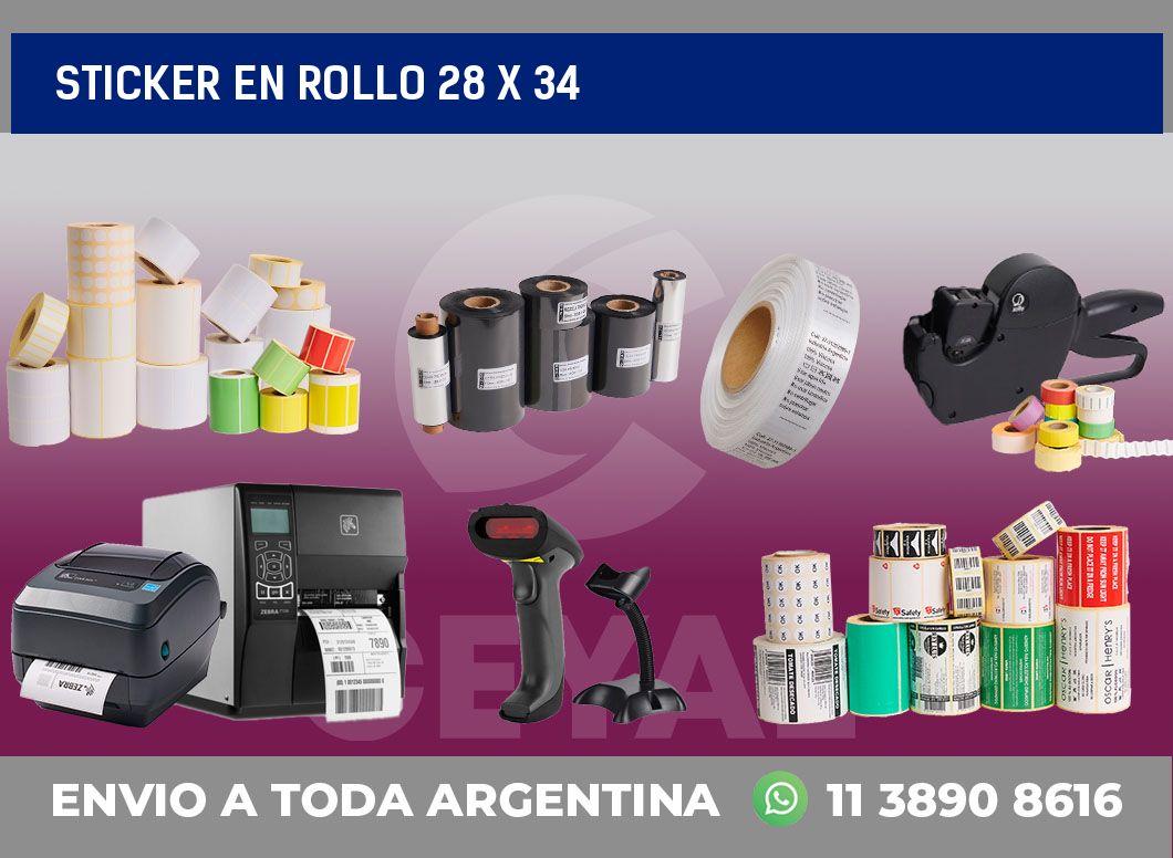 sticker en rollo 28 x 34