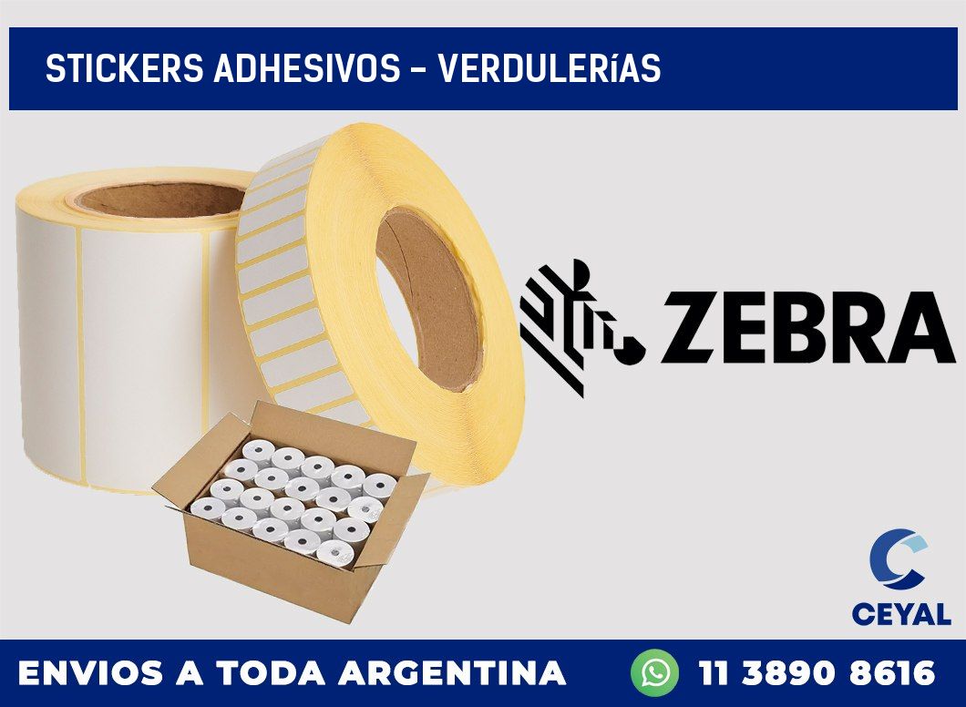 stickers adhesivos – Verdulerías