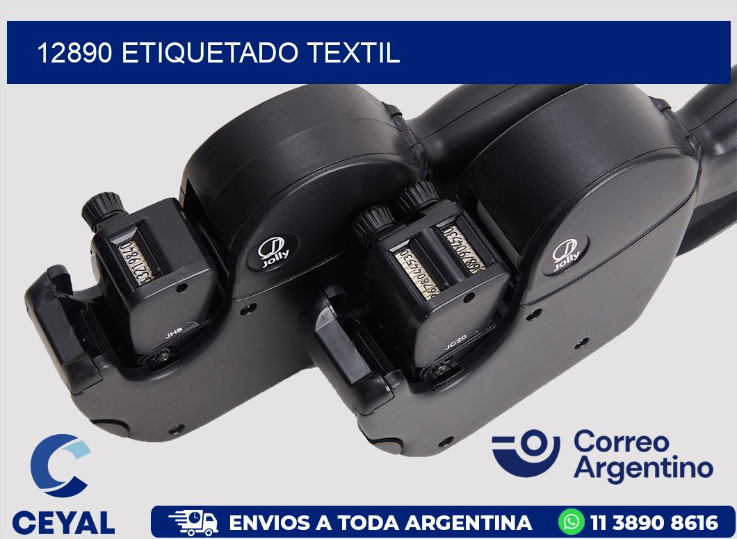 12890 Etiquetado textil