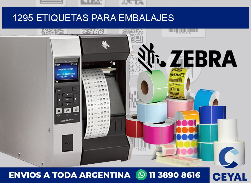 1295 etiquetas para embalajes