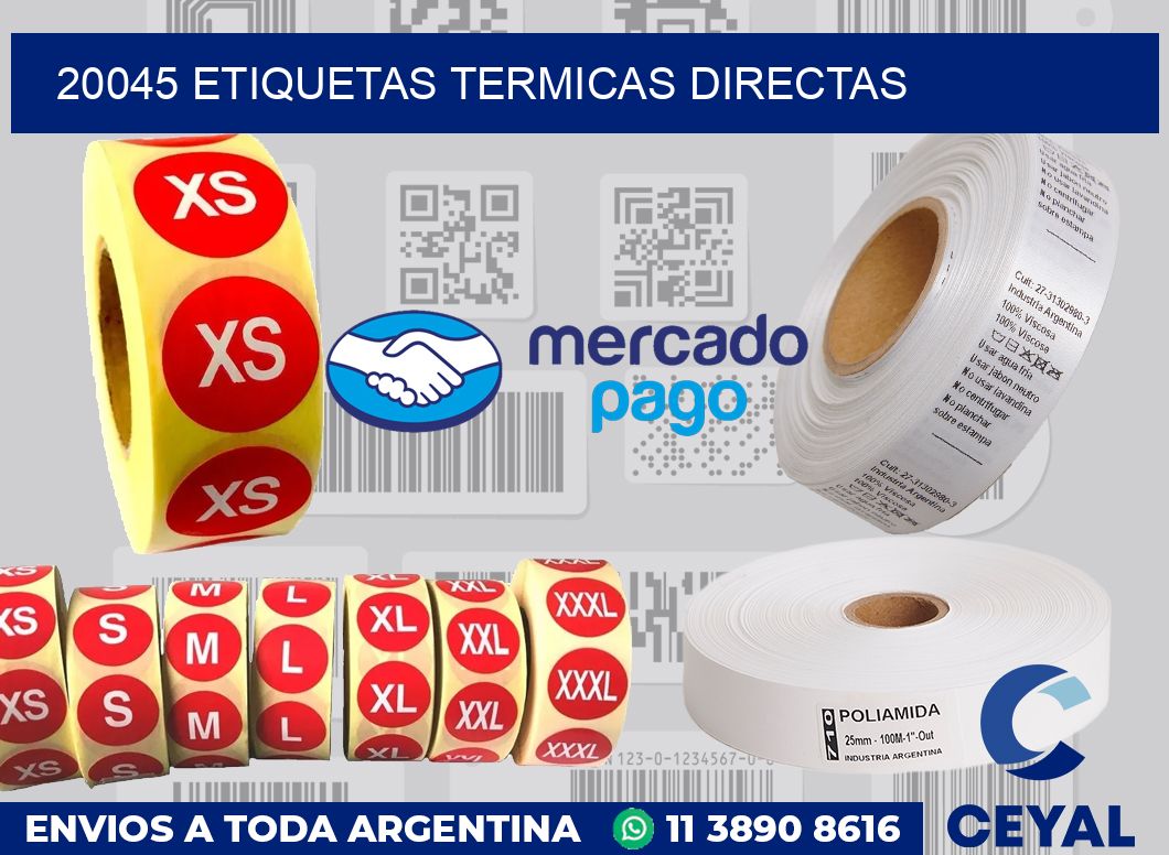 20045 Etiquetas termicas directas