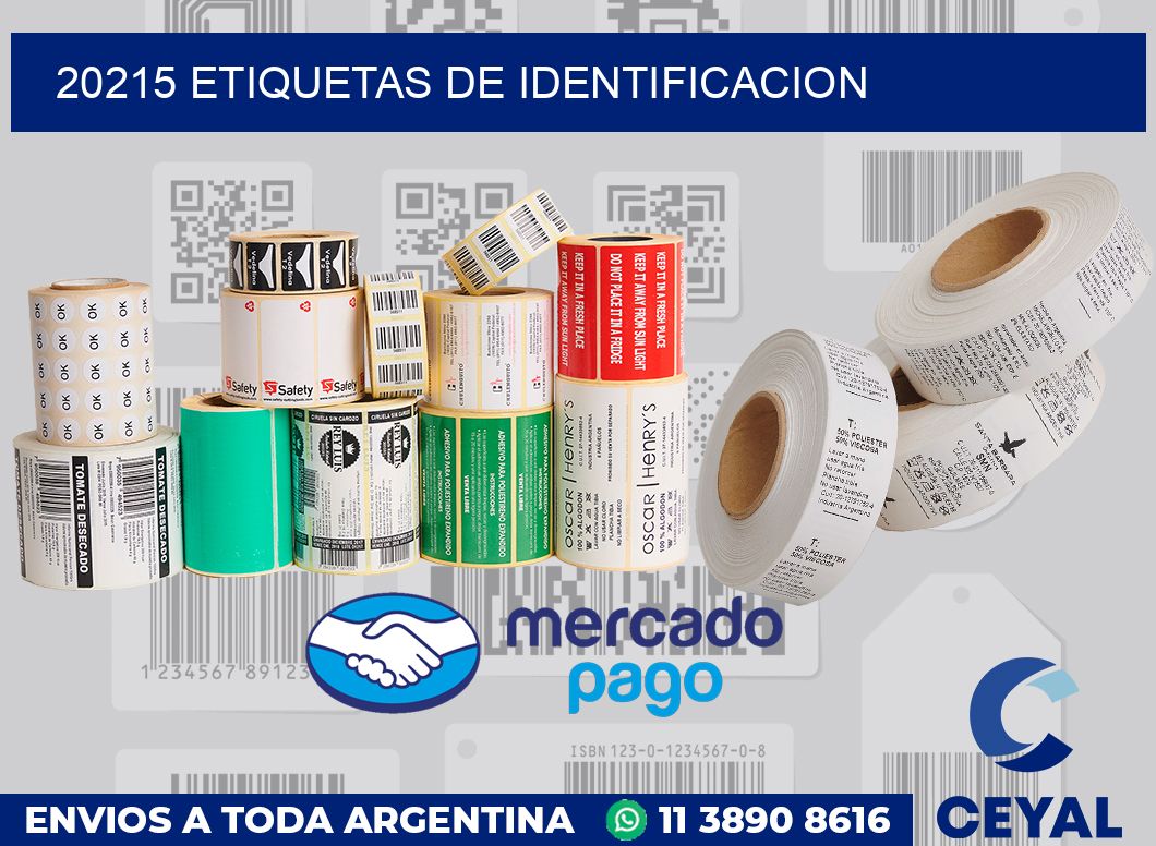 20215 Etiquetas de identificacion