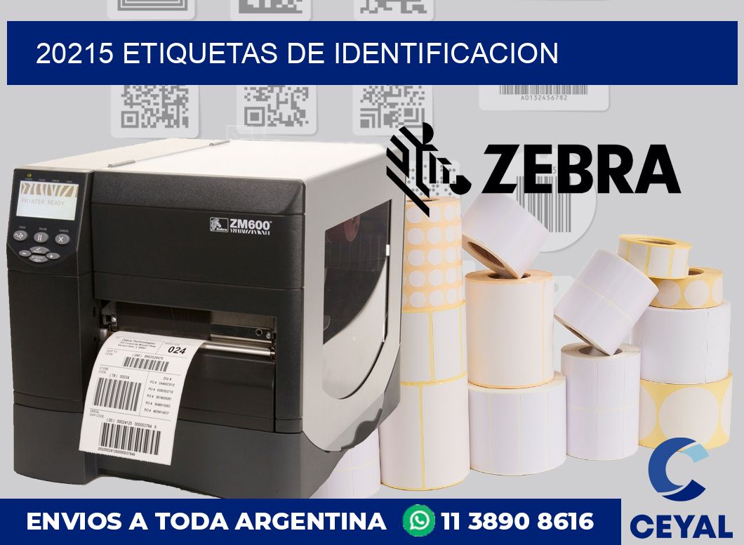 20215 Etiquetas de identificacion