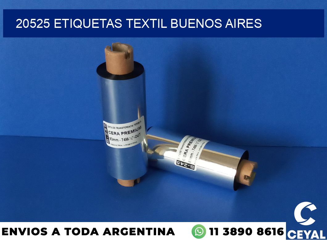 20525 etiquetas textil buenos aires