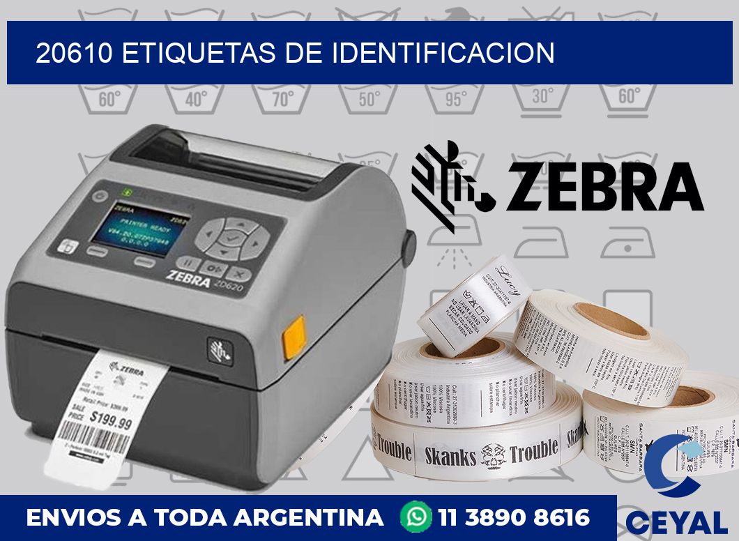 20610 Etiquetas de identificacion