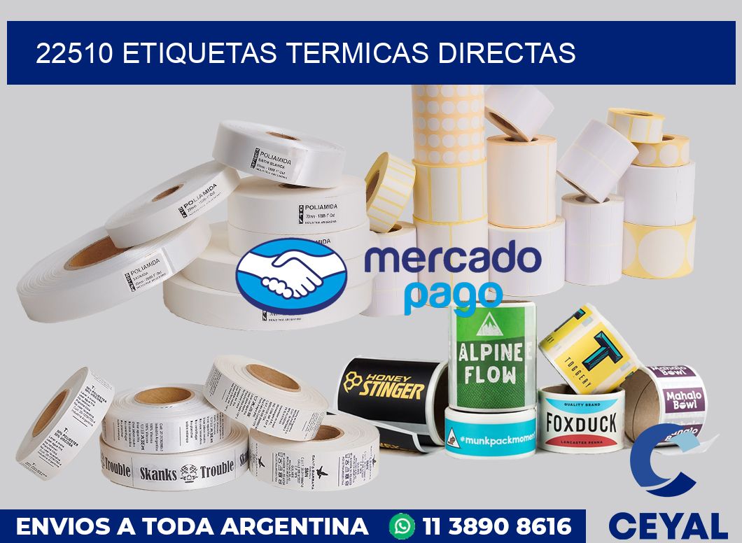 22510 Etiquetas termicas directas