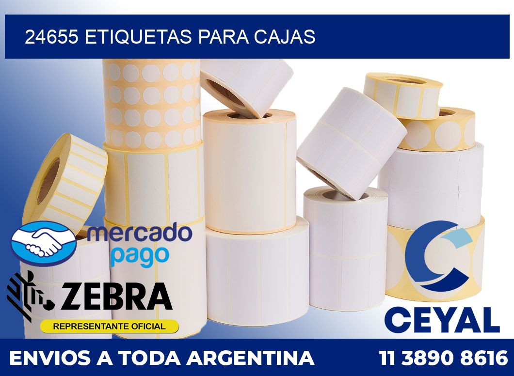 24655 Etiquetas para cajas