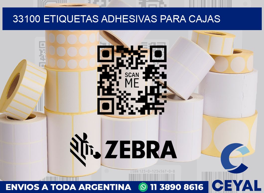 33100 etiquetas adhesivas para cajas