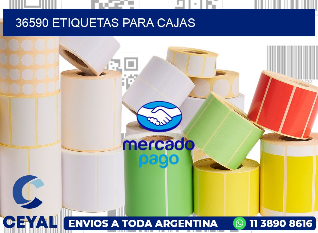 36590 Etiquetas para cajas