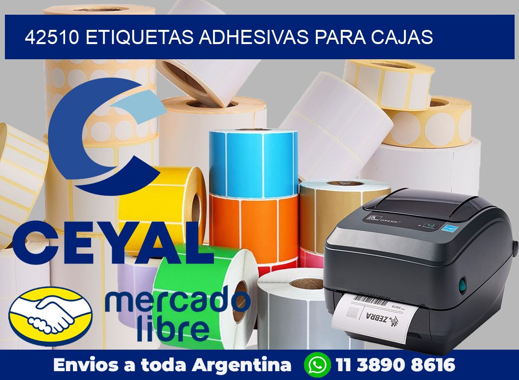 42510 Etiquetas adhesivas para cajas