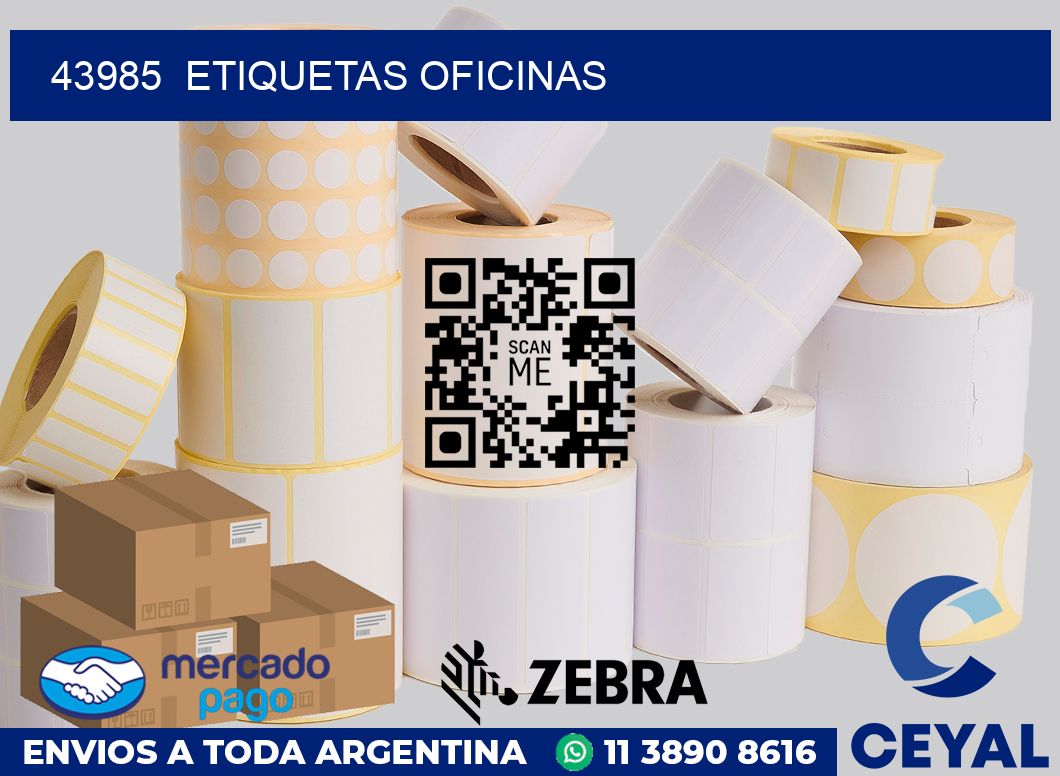 43985  Etiquetas oficinas