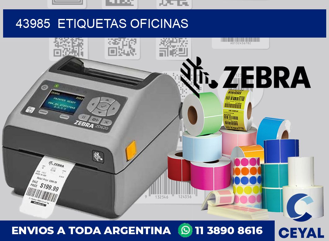 43985  Etiquetas oficinas
