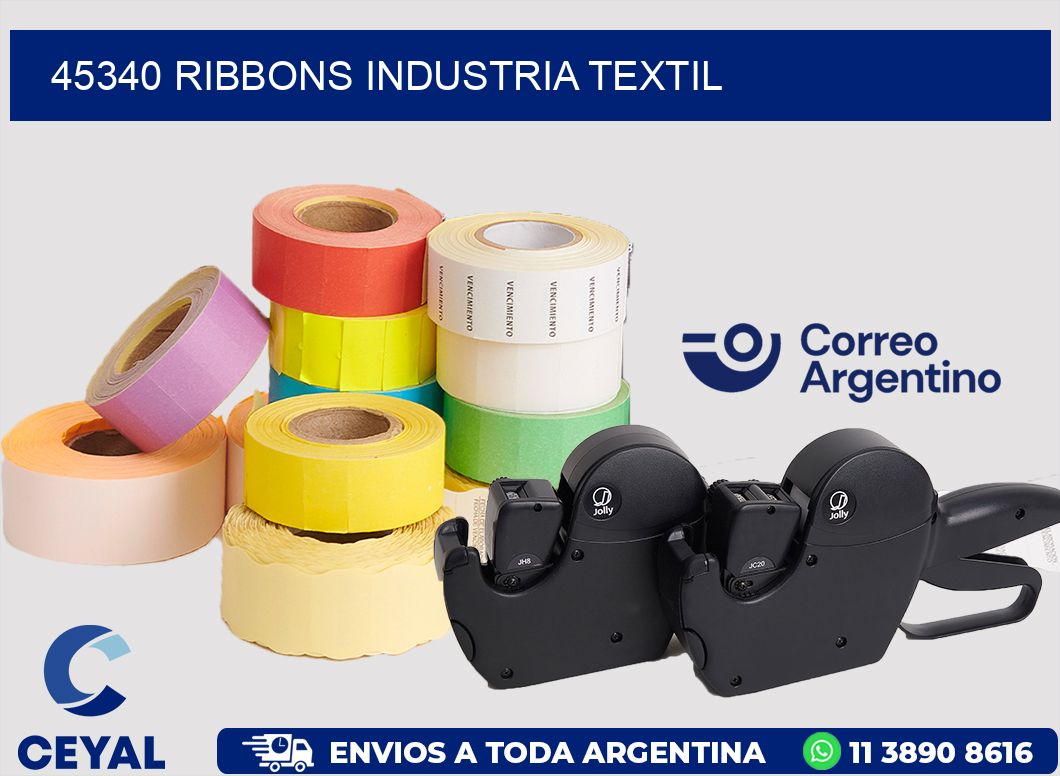 45340 ribbons industria textil