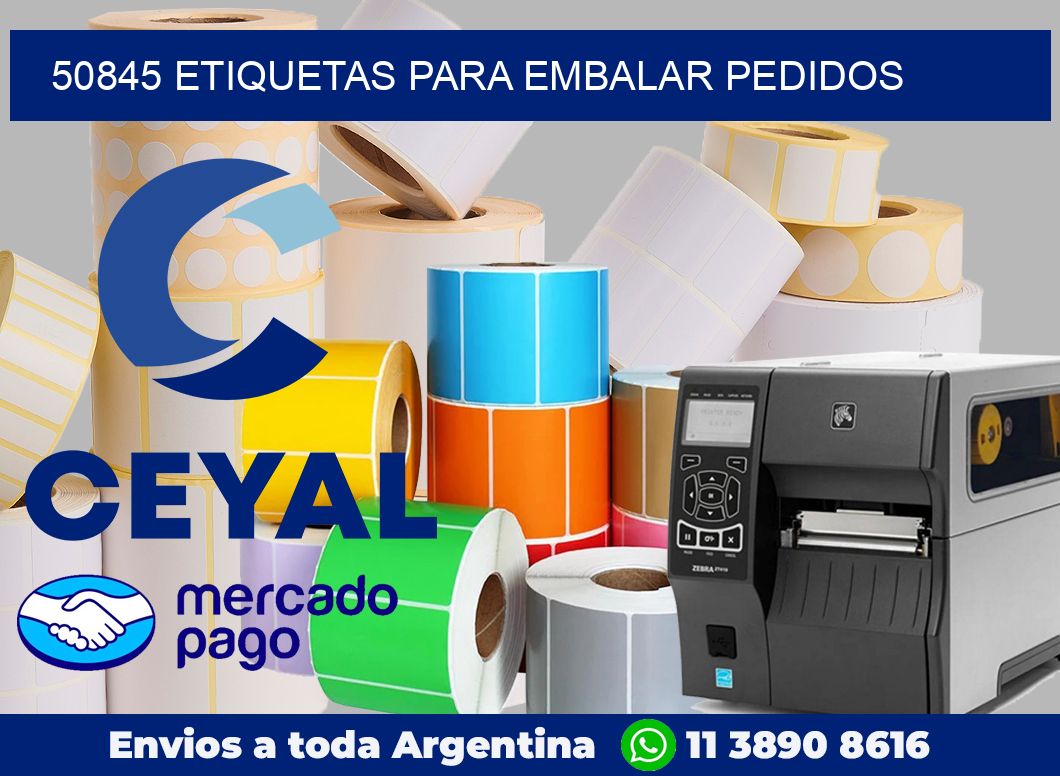 50845 Etiquetas para embalar pedidos