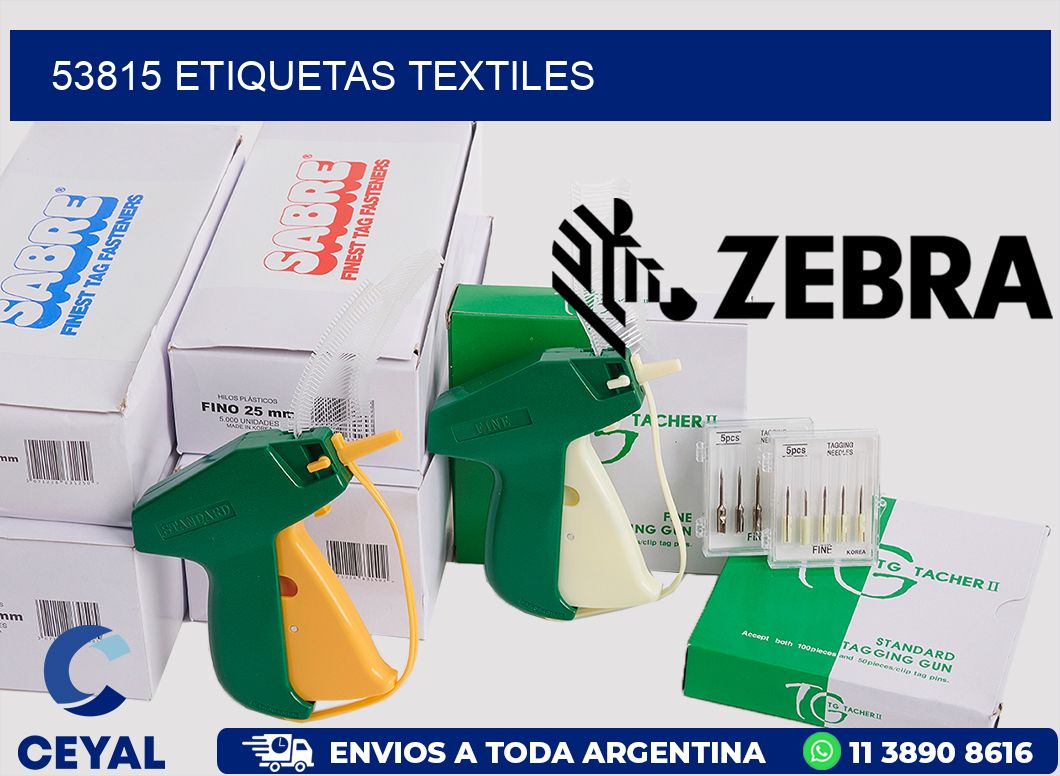 53815 etiquetas textiles