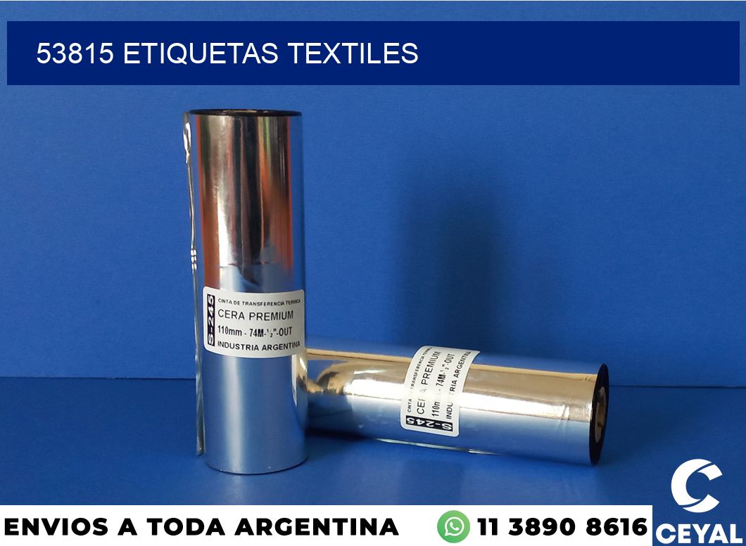 53815 etiquetas textiles