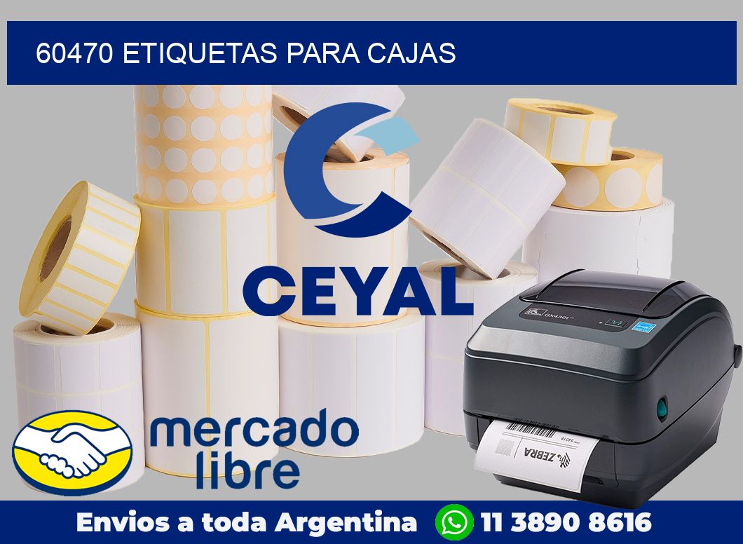 60470 Etiquetas para cajas