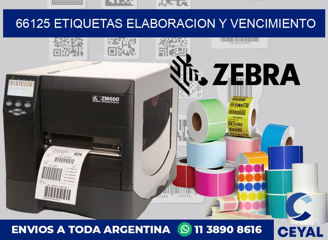 66125 Etiquetas elaboracion y vencimiento