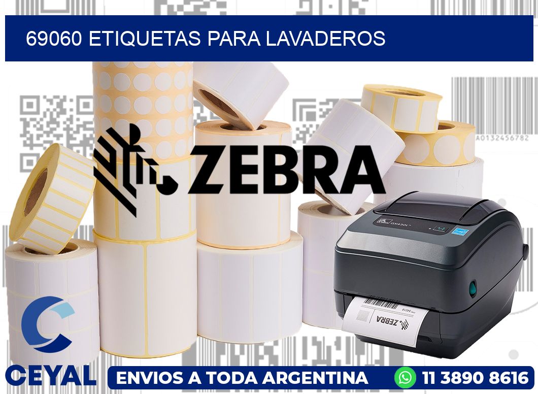 69060 Etiquetas para lavaderos