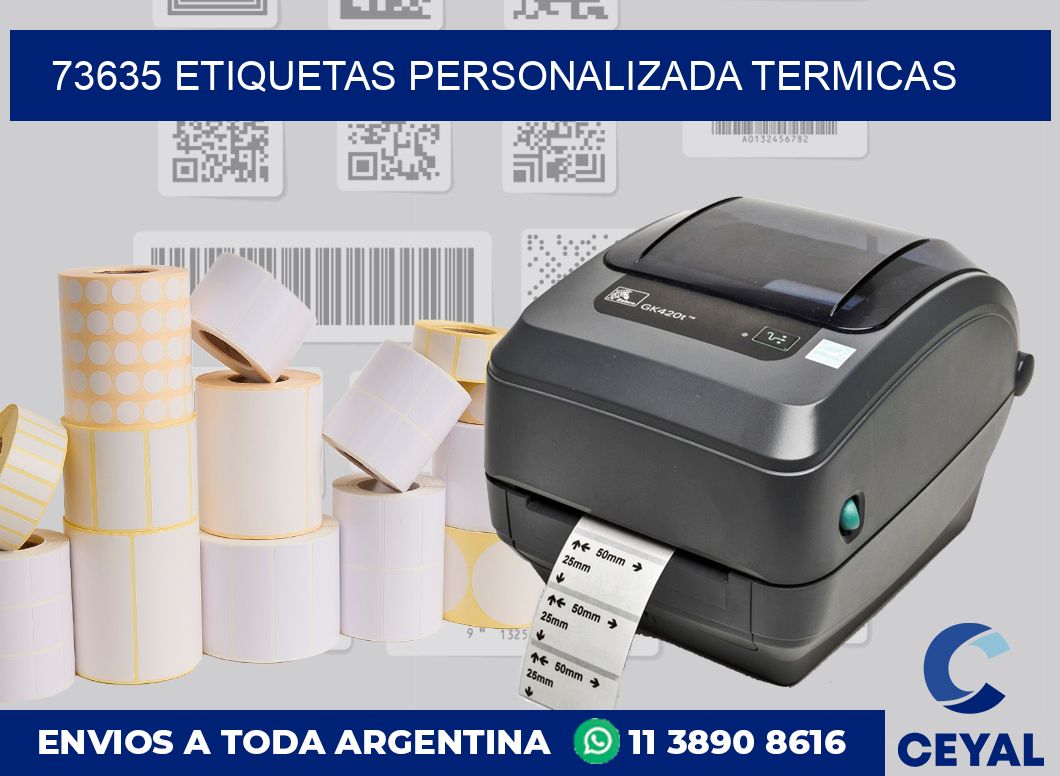 73635 etiquetas personalizada termicas