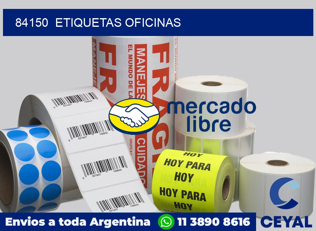 84150  Etiquetas oficinas