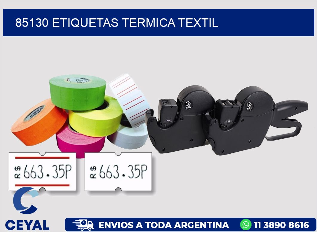 85130 etiquetas termica textil
