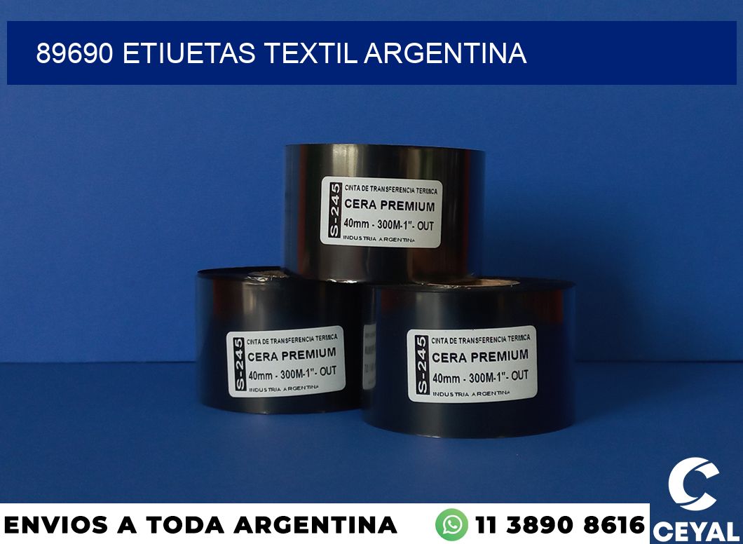 89690 etiuetas textil argentina