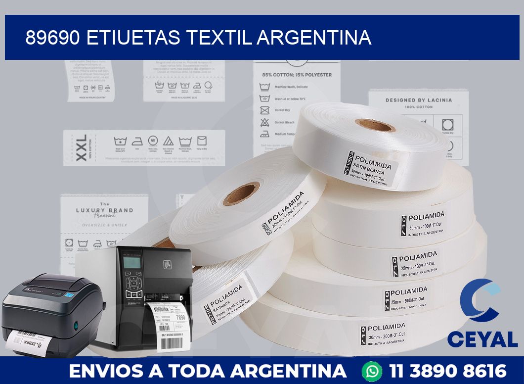 89690 etiuetas textil argentina