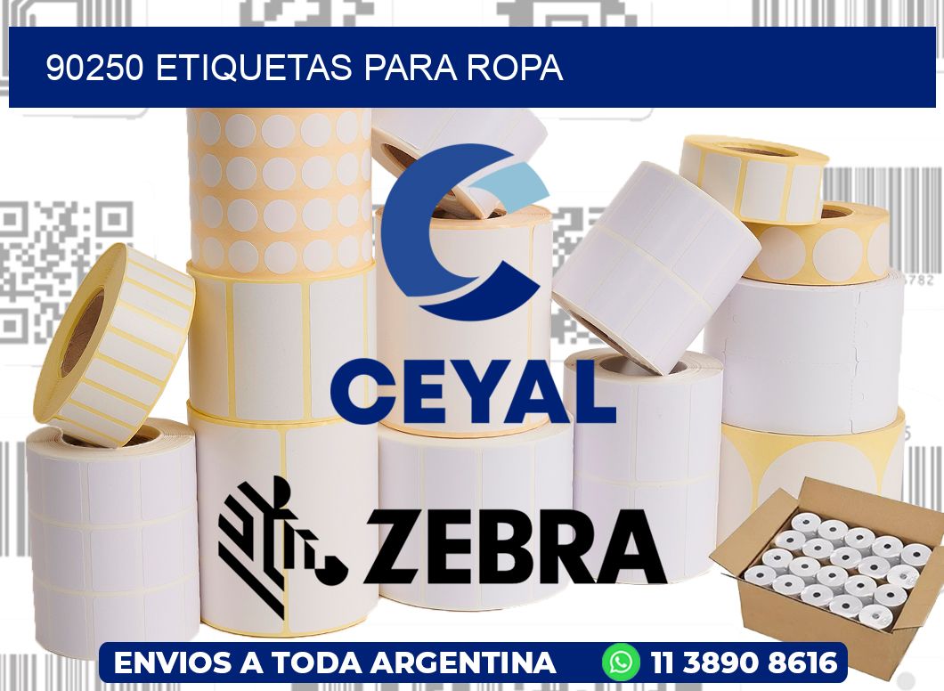90250 Etiquetas para ropa
