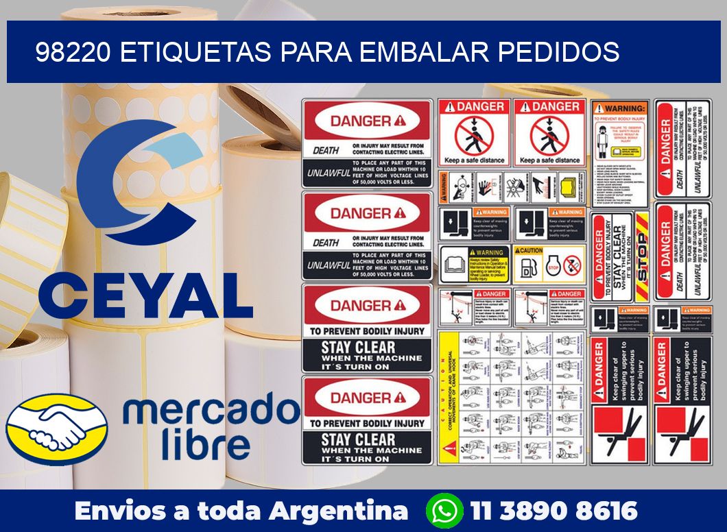 98220 Etiquetas para embalar pedidos