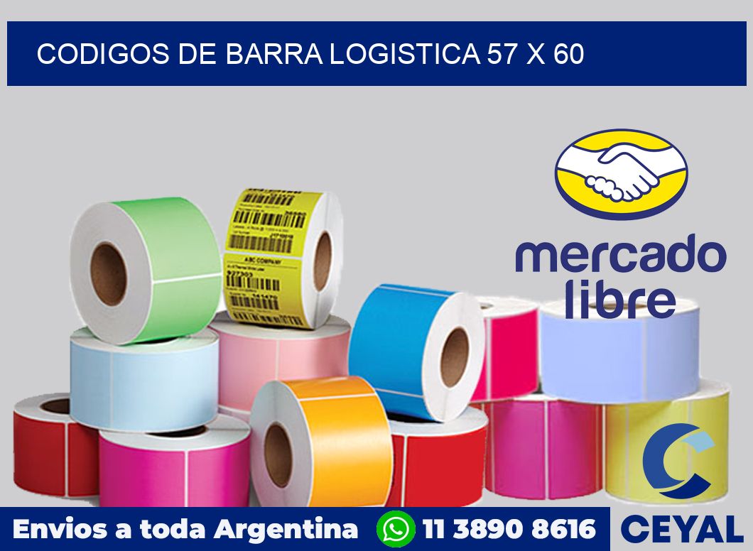 Codigos de barra logistica 57 x 60