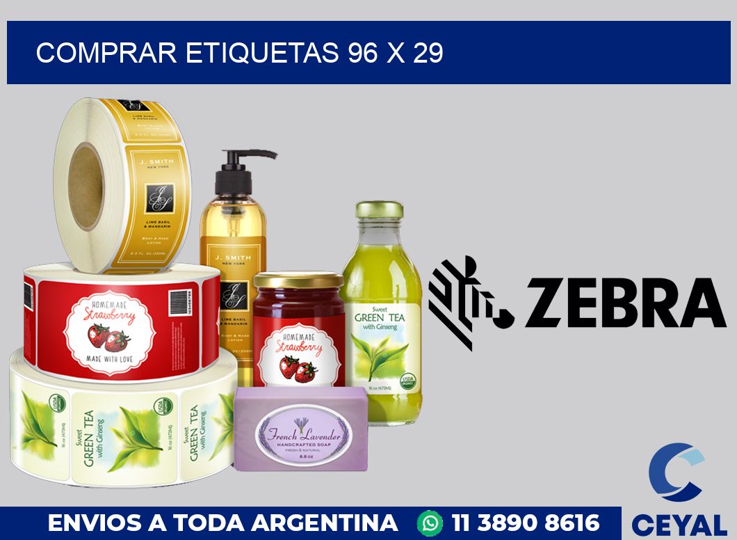 Comprar etiquetas 96 x 29