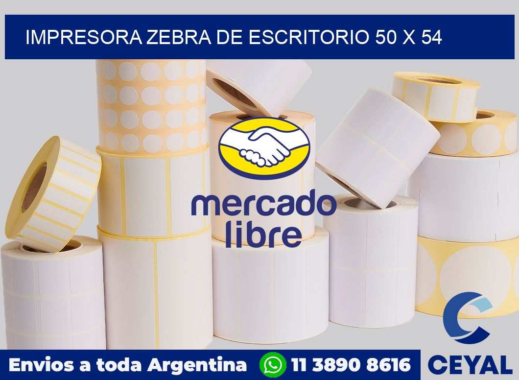 Impresora Zebra de escritorio 50 x 54